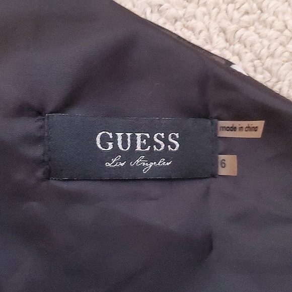 Guess Asymmetrical Polkadot Dress| Size 6 - Picture 6 of 6